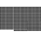 Plastkrukor 2L 500-pack svart 13 cm 16 cm toppdiameter 12 hål