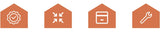 Plastspindlar Halloween 10-pack 3x3 cm svart PVC