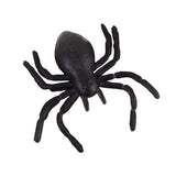 Plastspindlar Halloween 10-pack 3x3 cm svart PVC
