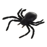 Plastspindlar Halloween 10-pack 3x3 cm svart PVC