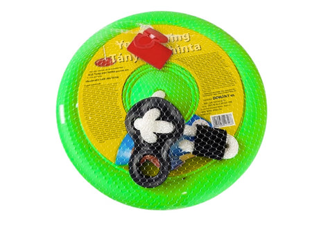 Plattgunga 28 cm med rep 175 cm grön, max 50 kg, från 3 år