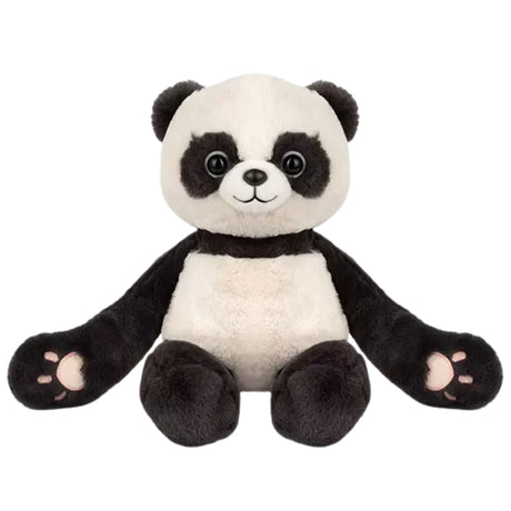 Plyschpanda med magneter i tassar och ögon 23 cm