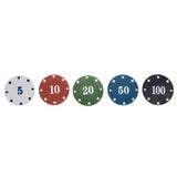 Pokerset 200 marker med spelmatta 92x58 cm, 2 kortlekar, metallbox