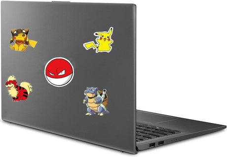 Pokémon klistermärken 100-pack vattentäta PVC 3-10 cm
