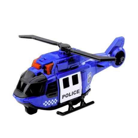 Polisleksaksset lastbil med helikopter och bil 3 delar 53 cm