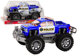 Polispickup leksaksbil off-road 31 cm med friktionsdrift, 3+ år