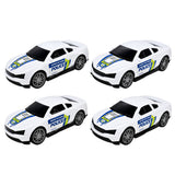 Polistrucka bärgningsbil med trailer, ljus & ljud, 34 cm