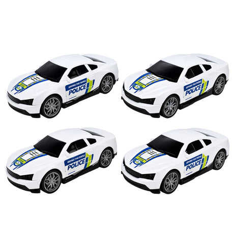 Polistrucka bärgningsbil med trailer, ljus & ljud, 34 cm