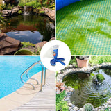 Pooldammsugare för trädgårdsslang med nätpåse, för 30 mm stång