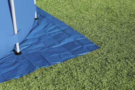 Poolmatta PVC 335x335 cm skydd mot smuts/punktering för alla pooltyper