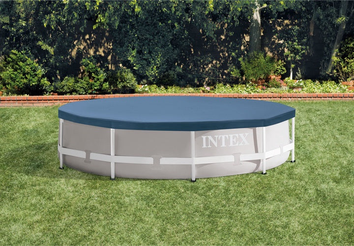 Poolöverdrag för ram-pool 305 cm, vinyl 110 g/m², med fästsnöre
