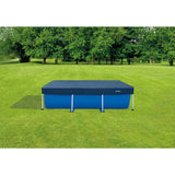 Poolöverdrag rektangulärt 260x160 cm för ram-pool 220x150 cm vinyl
