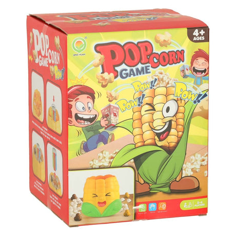 Popcornspel färdighetsspel för barn 4+ 2–4 spelare med popcornmaskin