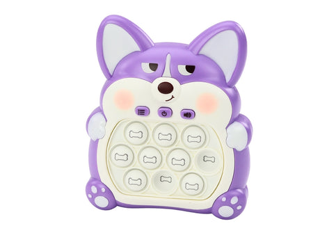 Pop-it spelkonsol Fox lila med ljudeffekter 7 lägen från 3 år