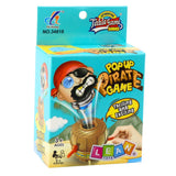 Pop-up pirat i tunna spel med 16 svärd, från 3 år, 2+ spelare