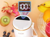Portabel USB-blender 340 ml med 10 blad Type-C uppladdningsbar blandade färger