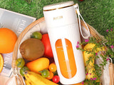 Portabel USB-blender 340 ml med 10 blad Type-C uppladdningsbar blandade färger