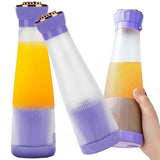 Portabel USB-blender 400 ml uppladdningsbar lila 6 stålblad
