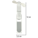Portabel mini-fläkt hopfällbar med powerbank 1200 mAh USB-C