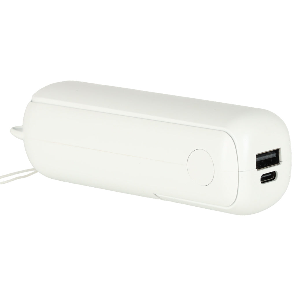 Portabel mini-fläkt hopfällbar med powerbank 1200 mAh USB-C