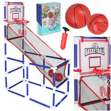 Portabelt basketarkadspel 140 cm med 2 bollar och pump, 3+