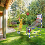 Portabelt basketarkadspel 140 cm med 2 bollar och pump, 3+