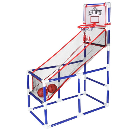 Portabelt basketarkadspel 140 cm med 2 bollar och pump, 3+