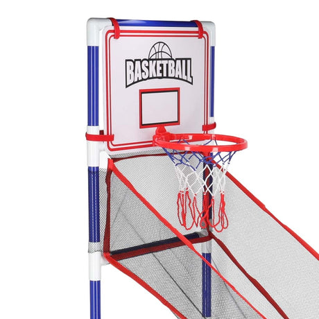 Portabelt basketarkadspel 140 cm med 2 bollar och pump, 3+