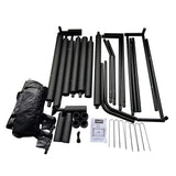 Portabelt fotbollsmål 180x120x60 cm stålram med polyeten-nät