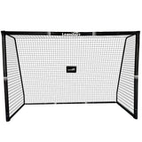 Portabelt fotbollsmål 180x120x60 cm stålram med polyeten-nät