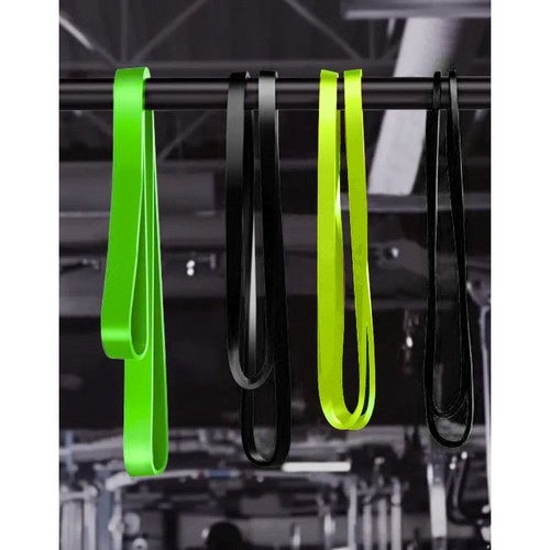 Powerband träningsband set 4-pack 2-40 kg med dörrankare & väska