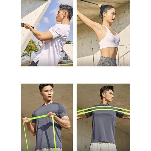 Powerband träningsband set 4-pack 2-40 kg med dörrankare & väska