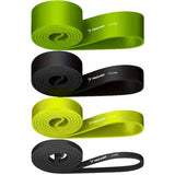 Powerband träningsband set 4-pack 2-40 kg med dörrankare & väska