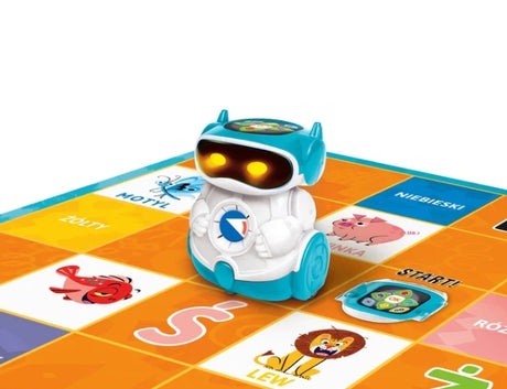 Programmeringsrobot för barn 4–6 år DOC med spelbräde och kort