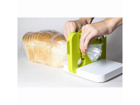 Påsförslutare bag sealer för plastpåsar/folie 7 mm 15x19x15 cm