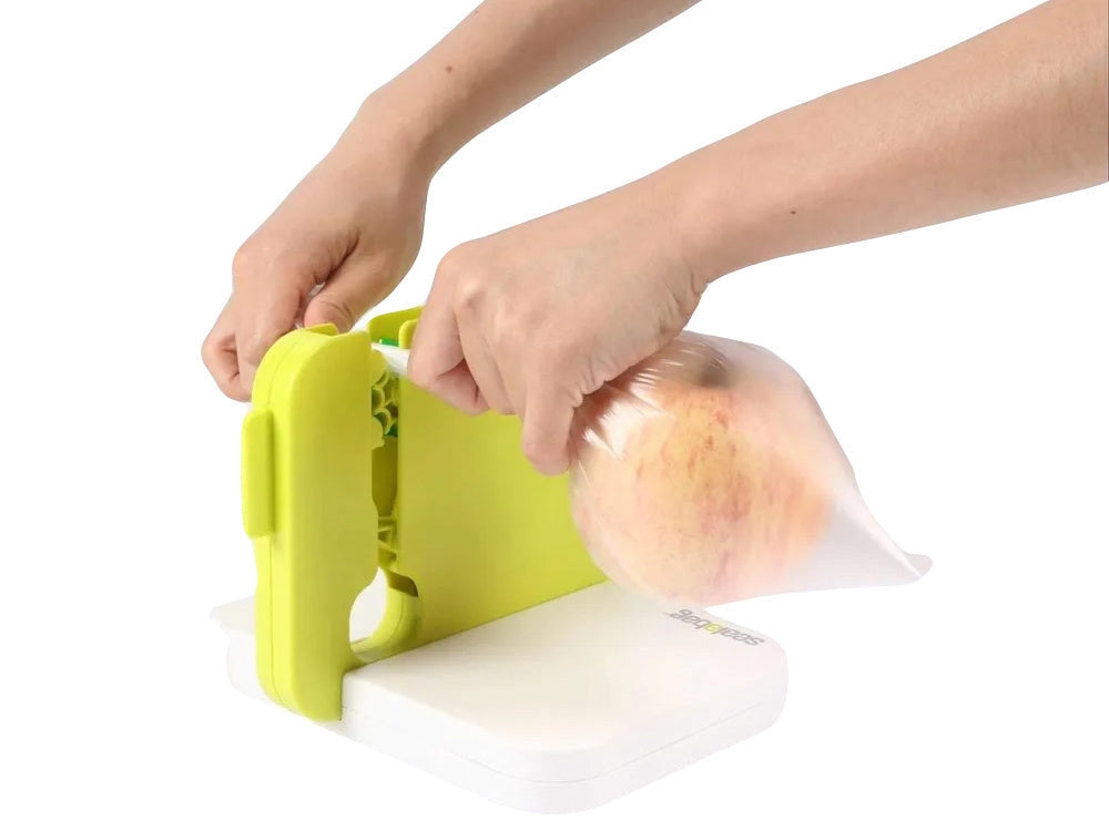 Påsförslutare bag sealer för plastpåsar/folie 7 mm 15x19x15 cm