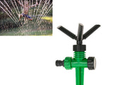 Pulserande sprinklerspridare 360° 3-arm 26x10,5 cm grön/svart