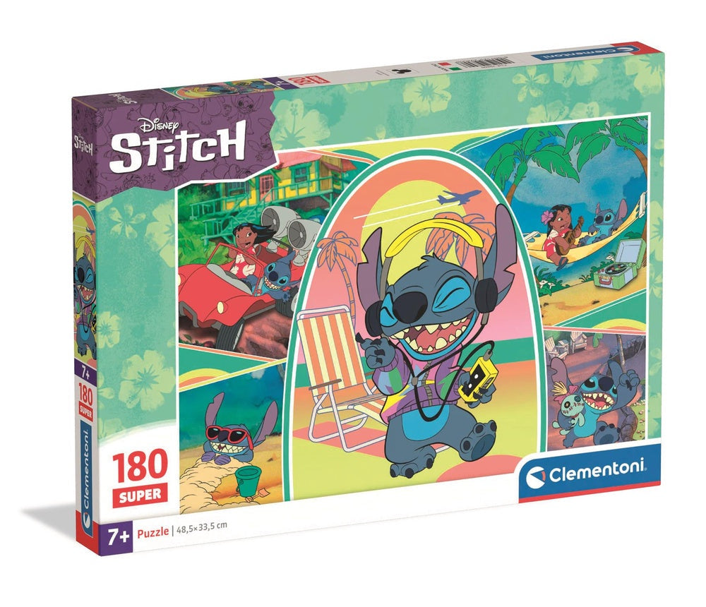 Pussel 180 bitar Lilo & Stitch Disney, 7–9 år
