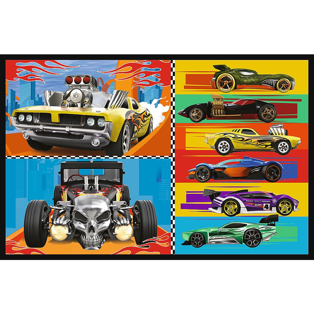 Pussel 2-pack 70 bitar Hot Wheels för barn