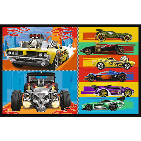 Pussel 2-pack 70 bitar Hot Wheels för barn