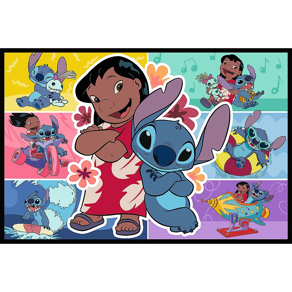 Pussel 2x200 bitar Disney Lilo & Stitch The Merry Life of Stitch