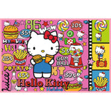 Pussel 2x200 bitar Hello Kitty & vänner, 2-pack 410x275 mm