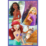 Pussel Disney-prinsessor 3x80 bitar 275x180 mm