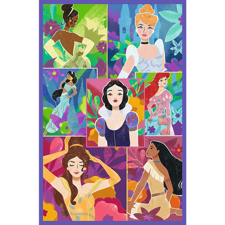 Pussel Disney-prinsessor 3x80 bitar 275x180 mm