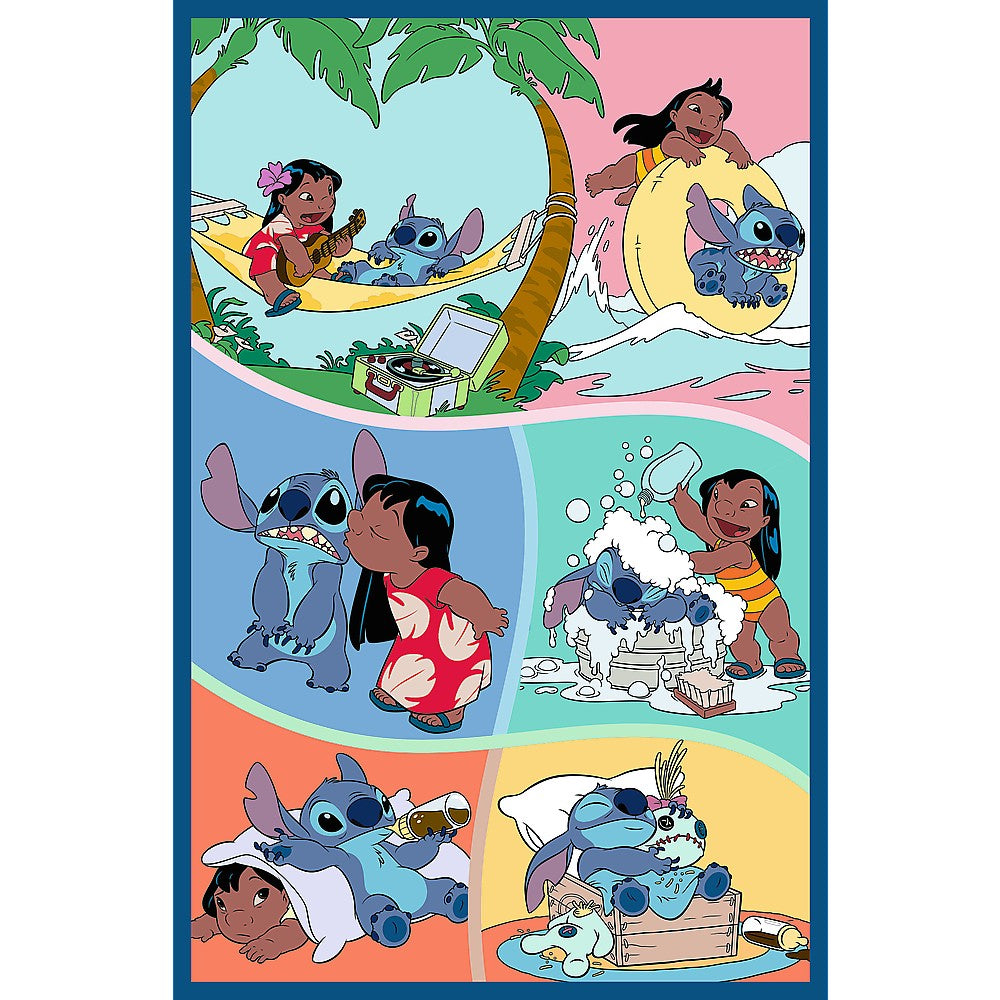Pussel Lilo & Stitch 3x80 bitar 275x180 mm FSC-certifierat