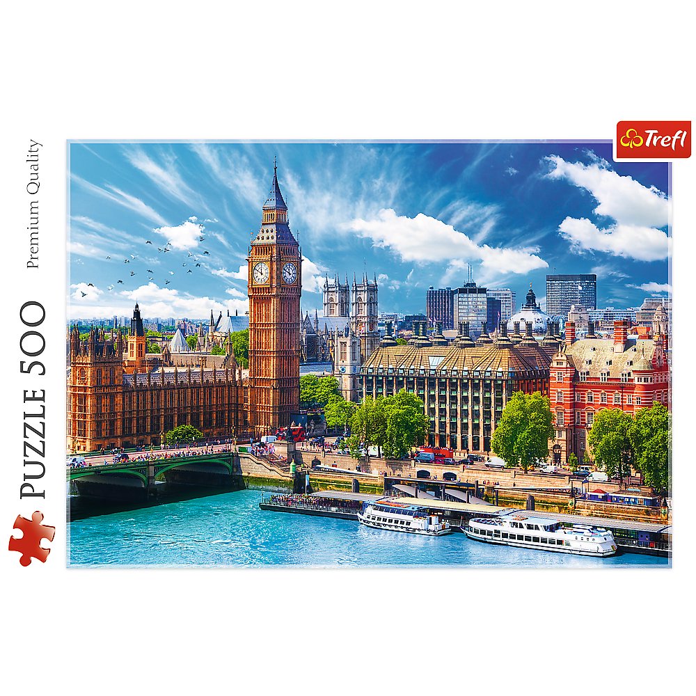 Pussel London 500 bitar 580x340 mm kalanderat papper