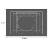 Pusselmatta med uppblåsbar tube 115x67 cm inkl 4 pusselpåsar