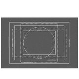 Pusselmatta med uppblåsbar tube 115x67 cm inkl 4 pusselpåsar