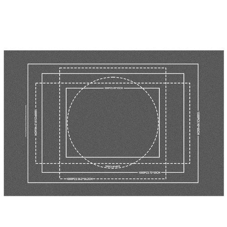 Pusselmatta med uppblåsbar tube 115x67 cm inkl 4 pusselpåsar