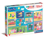 Pusselset Peppa Pig 10-pack 18/30/48/60 bitar barn 4+